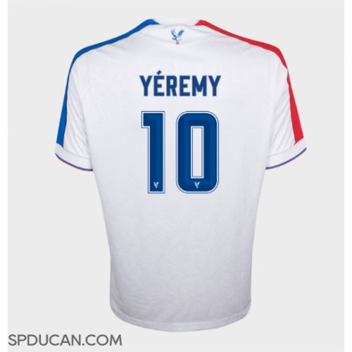 Muški Nogometni Dres Crystal Palace Yeremy Pino #10 Rezervni 2025-26 Kratak Rukav Muški Nogometni Dres Crystal Palace Yeremy Pino #10 Rezervni 2025-26 Kratak Rukav